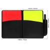 Vaguelly Reusable Referee Card Set with Yellow and Red PVC Cards view 2