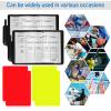 Vaguelly Reusable Referee Card Set with Yellow and Red PVC Cards view 3