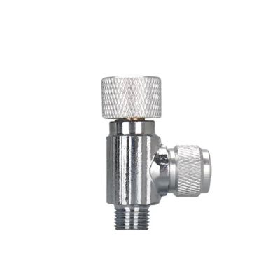 High-Quality Multi-Way Aquarium CO2 Flow Regulator, Distributor, Brass Splitter, Magnetic Needle Valve, CO2 Bubble Counter (Black)