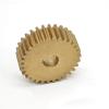 GuidNaurys 0.7 Module, 65-Tooth Copper Flat Spur Gear, 5 mm Thick, Straight Teeth, 7 mm Bore view 3