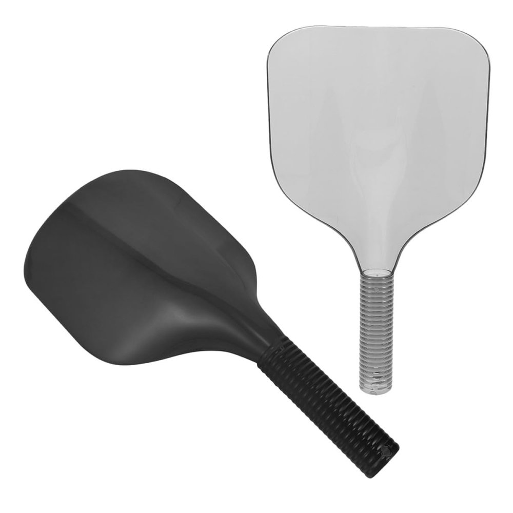 LABRIMP 2-Pack Haircut Face Shields with Plastic Handle