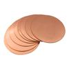 5-Piece T2 Copper Disc Set, Round Pure Copper Plates for Electrical and Industrial Use (50 × 0.2 mm) view 2