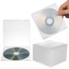SECFOU 20-Piece Transparent Slim CD/DVD Storage Cases with Viewing Window view 1