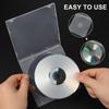 SECFOU 20-Piece Transparent Slim CD/DVD Storage Cases with Viewing Window view 3