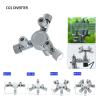 Stainless Steel Multi-Channel Aquarium CO2 Separator Distributor Check Valve CO2 Regulator Accessory (W02-03) view 2