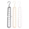 HELYZQ Space-Saving Clothes Rack with Hooks, 360° Rotatable view 1