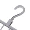 HELYZQ Space-Saving Clothes Rack with Hooks, 360° Rotatable view 3