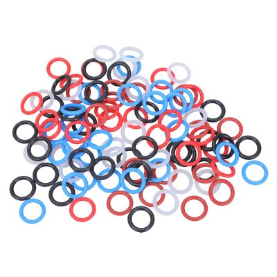 HELYZQ Pigeon Leg Bands, 100-Pack, Assorted Colors