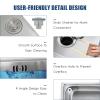 ZQFHSX Large Commercial Kitchen Sink, Single-Basin Stainless Steel view 3