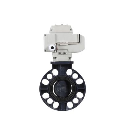 DN50 2-Inch, DN65, DN80, DN100 4-Inch AC220V/DC24V 4–20mA Electric Butterfly Valve for Sure-Base Solution (24V, 0–10V Adjustment)