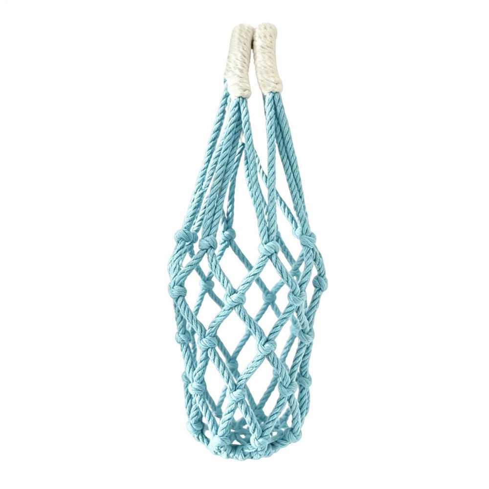 Water Bottle Pouch - Handwoven Mesh Carrier Bag