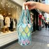 Water Bottle Pouch - Handwoven Mesh Carrier Bag view 4