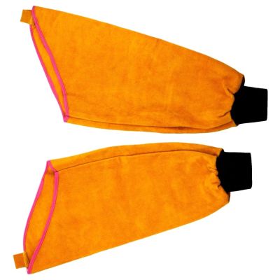 WJIAYAO Leather Welding Sleeves, Heat-Resistant Arm Protection