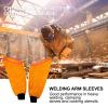 WJIAYAO Leather Welding Sleeves, Heat-Resistant Arm Protection view 3