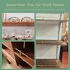 Shelf Guard Rail for Kitchen Shelves, Black-A, 22 in/55.8 cm view 4