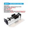 Linear Actuator, Fully Enclosed Linear Guide Table SFU1605/1610, 56–120 mm Width, Aluminum Slide Table, 40–100 kg Maximum Load, CNC Linear Actuator (QMF70, SFU1610, 500 mm Stroke) view 2