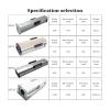 Linear Actuator, Fully Enclosed Linear Guide Table SFU1605/1610, 56–120 mm Width, Aluminum Slide Table, 40–100 kg Maximum Load, CNC Linear Actuator (QMF70, SFU1610, 500 mm Stroke) view 4