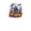 Halloween Window Sticker Set 30x20cm, Pumpkin Ghost, Double-Sided, 1 Set view 1