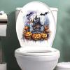 Halloween Window Sticker Set 30x20cm, Pumpkin Ghost, Double-Sided, 1 Set view 2