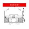 1 In 1 Out 4–20 mA to 0–10 V/0–5 V 35 mm DIN Rail Signal Converter, 0–60 mV/0–75 mV/0–2000 V Analog Signal Isolator view 3