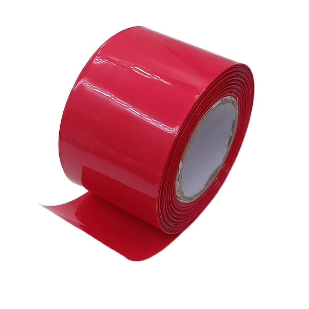 PVC Heat-Shrink Tubing 120 m for 18650, 8 mm–200 mm Protective Cable Sleeve (50 mm × 8 m)