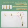 Shelf Railing Edge Guard for Kitchen Cabinets, Silver-B, 18 in/45.7 cm view 3