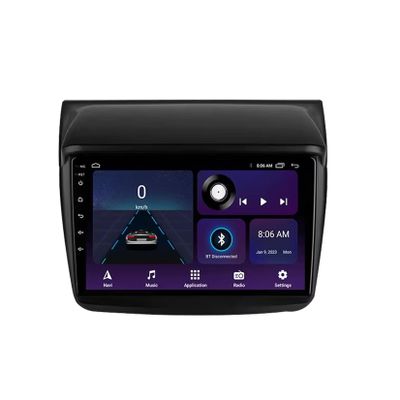 2-DIN GPS Car Stereo for Mitsubishi Pajero Sport/L200 Triton 2008–2016, Bluetooth, FM, Mirror Link, USB, AUX, TPMS and Steering-Wheel Control, 4-Core, 4G+64G