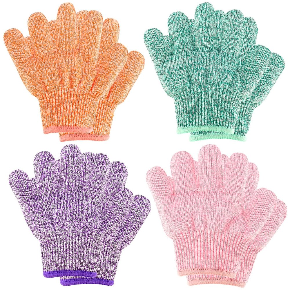 POOIQX 1 Pair Kids' HPPE Cut-Resistant Gloves, Level 5 Protection, for Gardening and Crafts, Flexible, Yellow, XXS