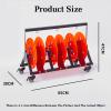 Folding Wire Spool Stand with Wheels, 100 kg Capacity view 2