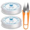 2 Spools Elastic Jewelry Thread view 1