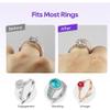 Ynusgeyx Ring Size Adjuster 12 Pack, Clear TPU view 3