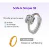 Ynusgeyx Ring Size Adjuster 12 Pack, Clear TPU view 4