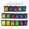 GUTUYEHKEA 2-Pack KCD4 Latching/Momentary Rocker Power Switches, Illuminated, 4/6 Pin view 2
