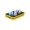 Drum Containment Pallet, Modular Spill Platform with Grating (120 x 120 x 18 cm) view 2