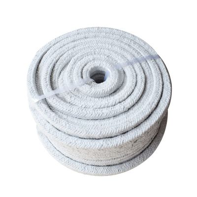 YUEKOPOU Square Ceramic Fiber Rope, Round Braided Gasket, Heat-Resistant, 16 x 16 mm x 10 m