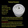 YUEKOPOU Square Ceramic Fiber Rope, Round Braided Gasket, Heat-Resistant, 16 x 16 mm x 10 m view 3