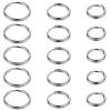 RAHHLIZS 15 Pack Titanium Key Rings view 1