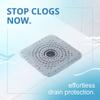 2-Piece Silicone Drain Strainer Set (Square & Round) view 2