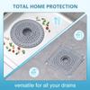 2-Piece Silicone Drain Strainer Set (Square & Round) view 3