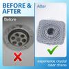 2-Piece Silicone Drain Strainer Set (Square & Round) view 4