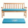 5 cm Bench Cushion, Sky Blue, 165 x 40 cm view 1