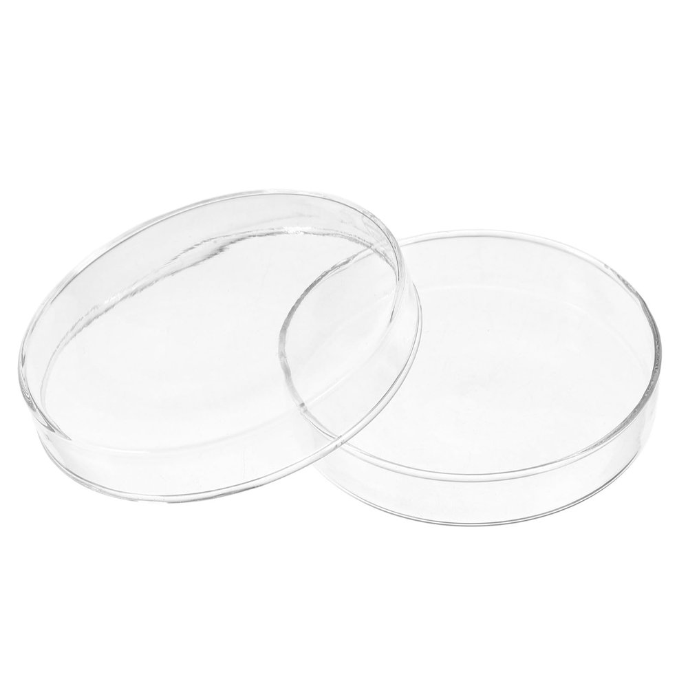 90 mm Glass Petri Dish for Laboratory Experiments, Heat-Resistant