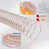 Flexible PU Woodworking Dust Collection Hose, Clear, 2050 mm, Puncture-Resistant view 3