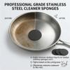 Stainless Steel Sponge, Ultra-Thin 0.1 cm, 3-Piece Set view 2