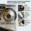 Stainless Steel Sponge, Ultra-Thin 0.1 cm, 3-Piece Set view 3