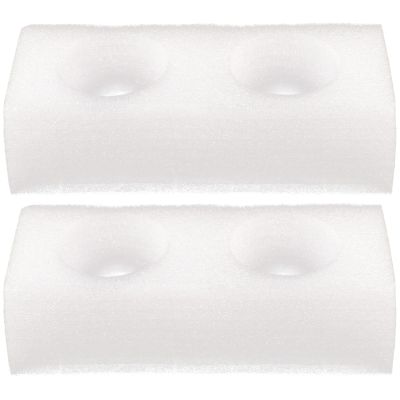 JEWEDECO 2-Piece 2-Hole EPE Foam Drink Carrier for Cups