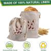 NJIEzhao Linen Bread Bag view 2