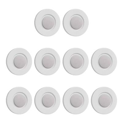 Ynusgeyx Magnetic Remote Holder 10pcs Wall Mount Storage Hooks