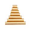 Brass Full-Thread Long Nipple Pipe Fitting Adapter, Male Thread view 2