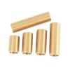 Brass Full-Thread Long Nipple Pipe Fitting Adapter, Male Thread view 4